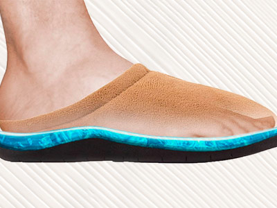 Zapatillas de andar por casa de gel antifatiga CE Comfort Relax